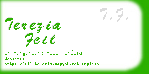 terezia feil business card
